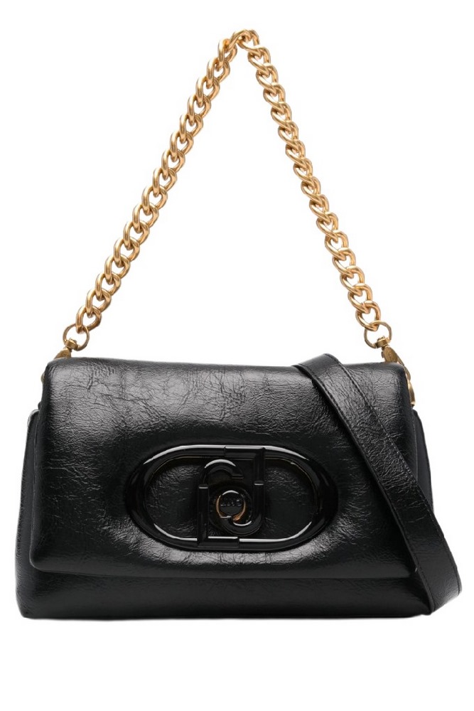 LIU JO MEDIUM LAPUFFY CROSSBODY BAG AF4148E0918 ΤΣΑΝΤΑ ΓΥΝΑΙΚΕΙΑ BLACK