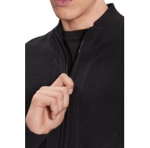 CALVIN KLEIN JEANS CORE BADGE SWEATER ZIP THROUGH ΖΑΚΕΤΑ ΑΝΔΡΙΚΗ BLACK