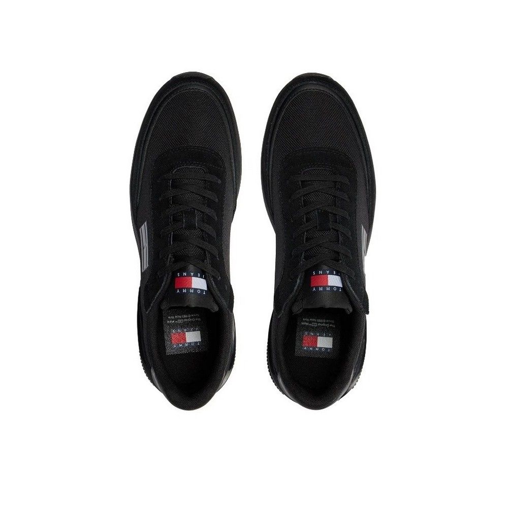 TOMMY HILFIGER TJM TECHNICAL RUNNER ΠΑΠΟΥΤΣΙ ΑΝΔΡΙΚΟ BLACK