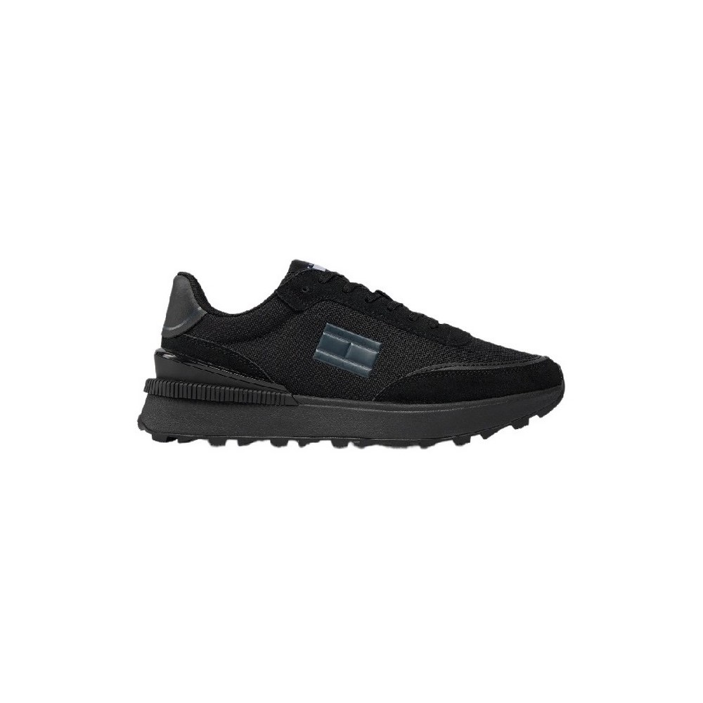 TOMMY HILFIGER TJM TECHNICAL RUNNER ΠΑΠΟΥΤΣΙ ΑΝΔΡΙΚΟ BLACK