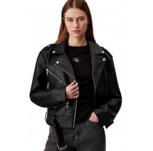 CALVIN KLEIN JEANS CLASSIC FAUX LEATHER BIKER ΜΠΟΥΦΑΝ ΓΥΝΑΙΚΕΙΟ BLACK