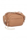 LIU JO ECS M CAMERA CASE BAG AF4111E0039 ΤΣΑΝΤΑ ΓΥΝΑΙΚΕΙΑ BEIGE