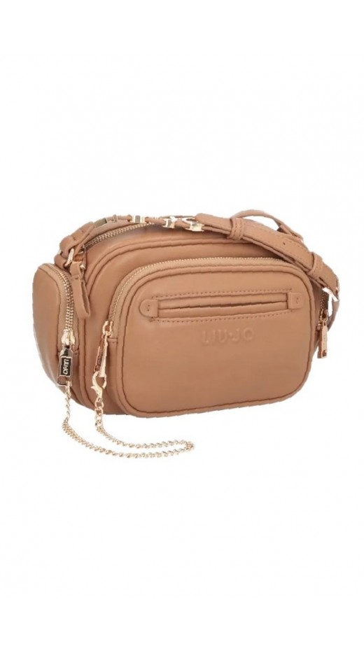 LIU JO ECS M CAMERA CASE BAG AF4111E0039 ΤΣΑΝΤΑ ΓΥΝΑΙΚΕΙΑ BEIGE