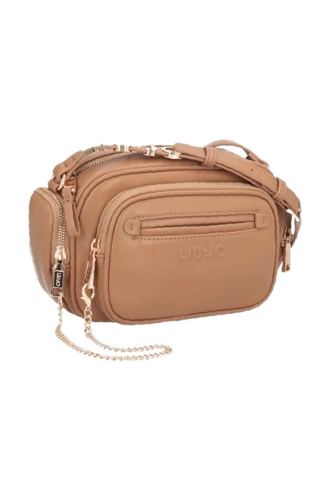 LIU JO ECS M CAMERA CASE BAG AF4111E0039 ΤΣΑΝΤΑ ΓΥΝΑΙΚΕΙΑ BEIGE