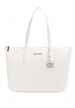 CALVIN KLEIN JEANS SHOPPER MD ΤΣΑΝΤΑ ΓΥΝΑΙΚΕΙΑ WHITE