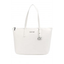 CALVIN KLEIN JEANS SHOPPER MD ΤΣΑΝΤΑ ΓΥΝΑΙΚΕΙΑ WHITE