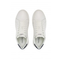 CALVIN KLEIN JEANS CHUNKY CUPSOLE MONOLOGO ΠΑΠΟΥΤΣΙ ΑΝΔΡΙΚΟ WHITE/NAVY