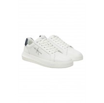 CALVIN KLEIN JEANS CHUNKY CUPSOLE MONOLOGO ΠΑΠΟΥΤΣΙ ΑΝΔΡΙΚΟ WHITE/NAVY