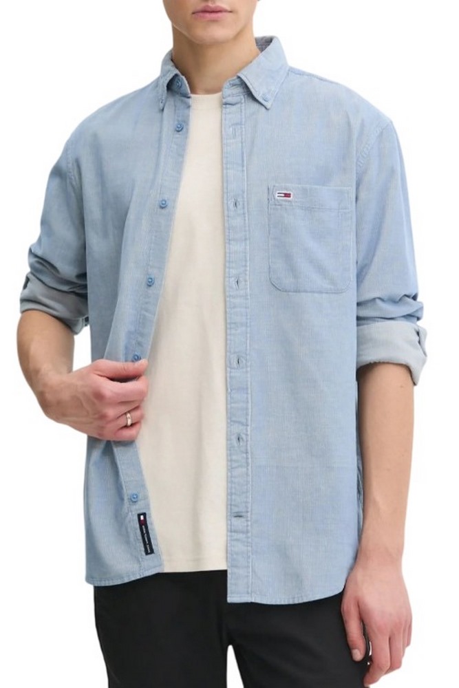 TOMMY JEANS ENTRY CORD SHIRT EXT ΠΟΥΚΑΜΙΣΟ ΑΝΔΡΙΚΟ CIEL