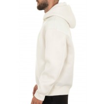 CALVIN KLEIN JEANS SCUBA CK HOODIE ΦΟΥΤΕΡ ΑΝΔΡΙΚΟ IVORY