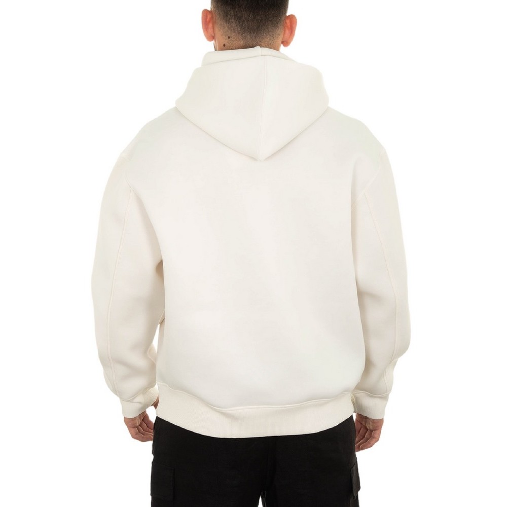 CALVIN KLEIN JEANS SCUBA CK HOODIE ΦΟΥΤΕΡ ΑΝΔΡΙΚΟ IVORY