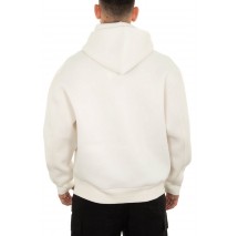 CALVIN KLEIN JEANS SCUBA CK HOODIE ΦΟΥΤΕΡ ΑΝΔΡΙΚΟ IVORY