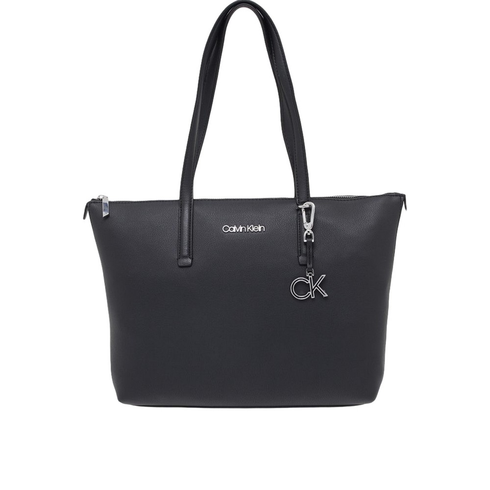 CALVIN KLEIN JEANS SHOPPER MD ΤΣΑΝΤΑ ΓΥΝΑΙΚΕΙΑ BLACK