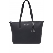 CALVIN KLEIN JEANS SHOPPER MD ΤΣΑΝΤΑ ΓΥΝΑΙΚΕΙΑ BLACK