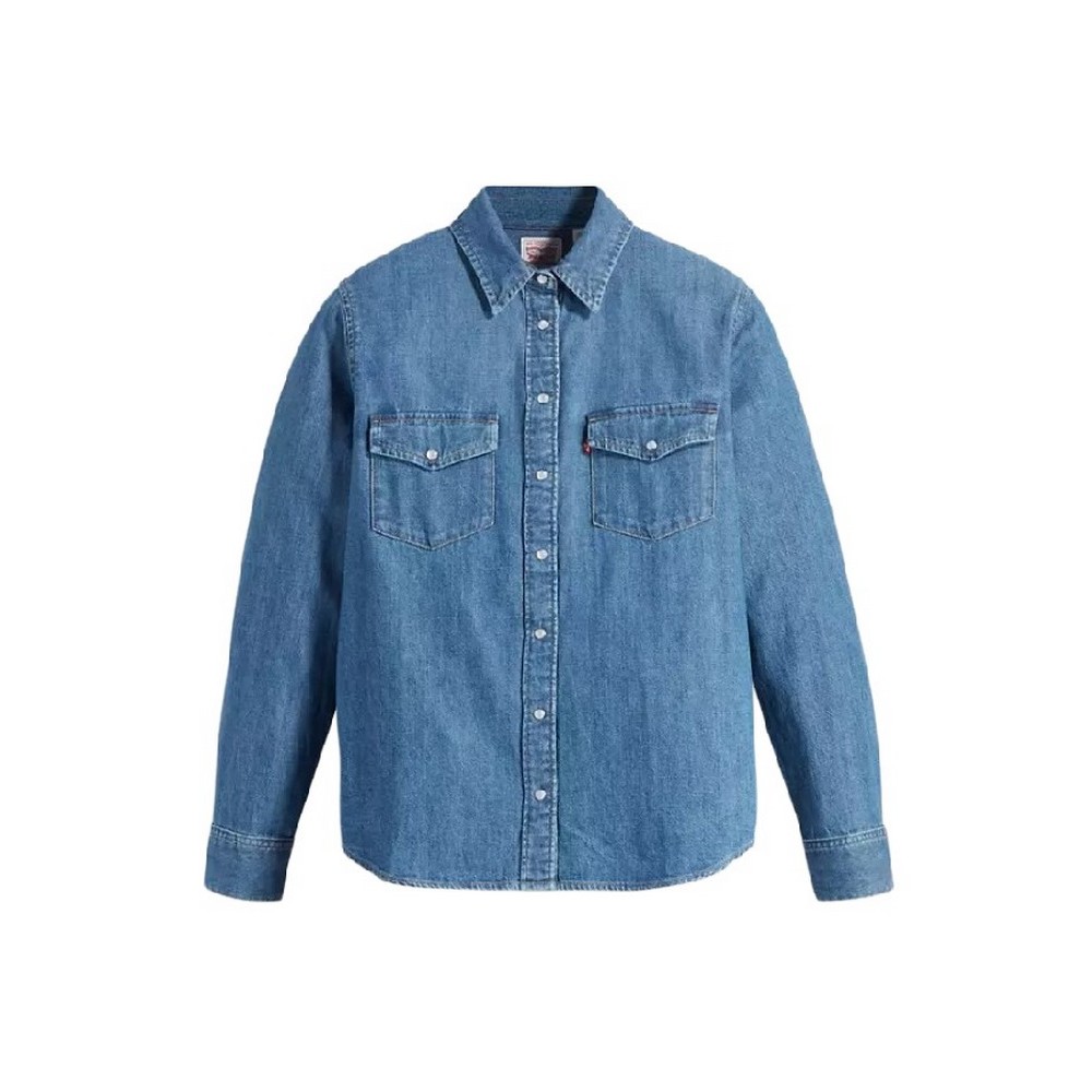 LEVIS ICONIC WESTERN 167860017 ΠΟΥΚΑΜΙΣΟ ΓΥΝΑΙΚΕΙΟ INDIGO