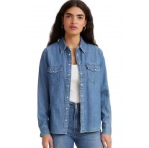 LEVIS ICONIC WESTERN 167860017 ΠΟΥΚΑΜΙΣΟ ΓΥΝΑΙΚΕΙΟ INDIGO