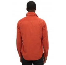 D2 OVIN CORDUROY WORKWEAR SHIRT ΠΟΥΚΑΜΙΣΟ ΑΝΔΡΙΚΟ ORANGE