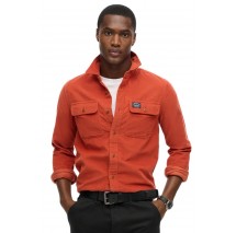 D2 OVIN CORDUROY WORKWEAR SHIRT ΠΟΥΚΑΜΙΣΟ ΑΝΔΡΙΚΟ ORANGE