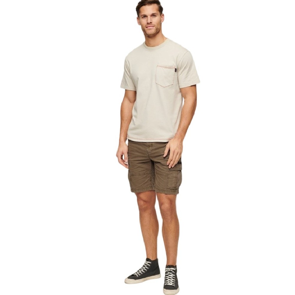 SUPERDRY HEAVY CARGO SHORT ΒΕΡΜΟΥΔΑ ΑΝΔΡΙΚΗ BROWN