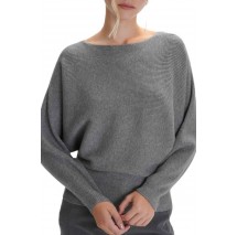 ALE BLOUSE KNITTED 8P20468D ΜΠΛΟΥΖΑ ΠΛΕΚΤΗ ΓΥΝΑΙΚΕΙΑ GREY