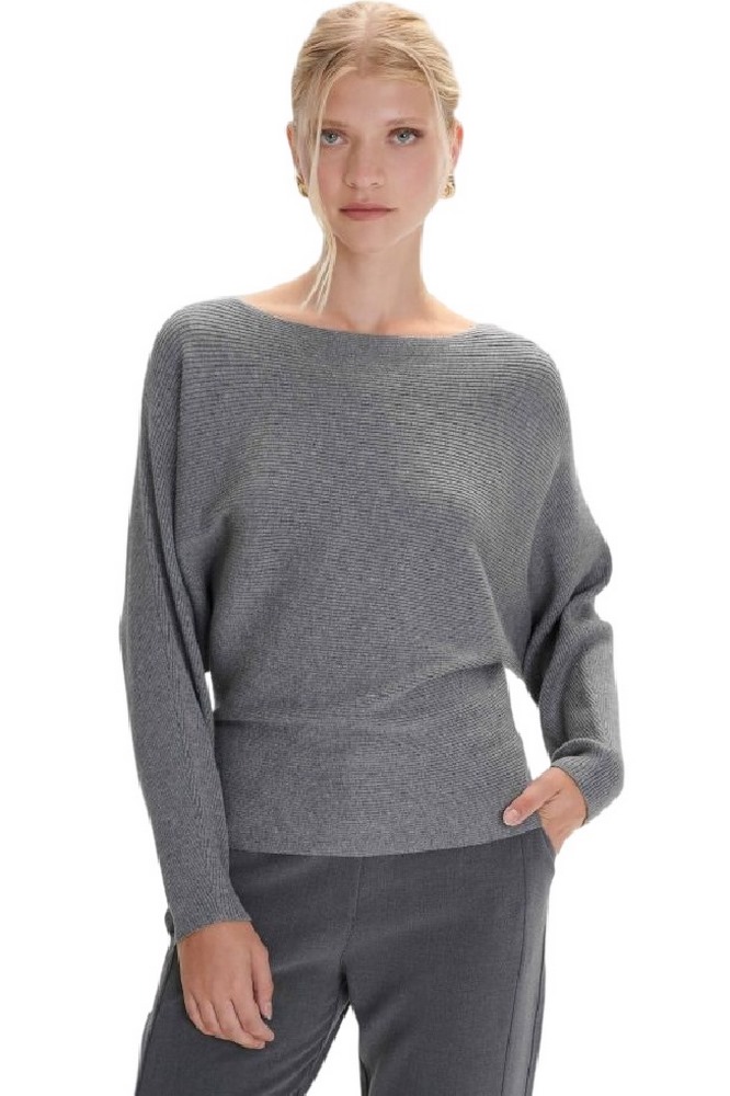 ALE BLOUSE KNITTED 8P20468D ΜΠΛΟΥΖΑ ΠΛΕΚΤΗ ΓΥΝΑΙΚΕΙΑ GREY