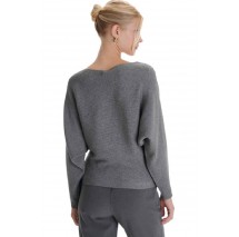 ALE BLOUSE KNITTED 8P20468D ΜΠΛΟΥΖΑ ΠΛΕΚΤΗ ΓΥΝΑΙΚΕΙΑ GREY