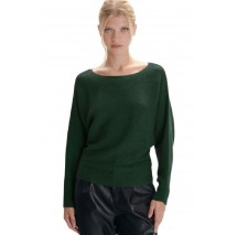 ALE BLOUSE KNITTED 8P20468D ΜΠΛΟΥΖΑ ΠΛΕΚΤΗ ΓΥΝΑΙΚΕΙΑ GREEN