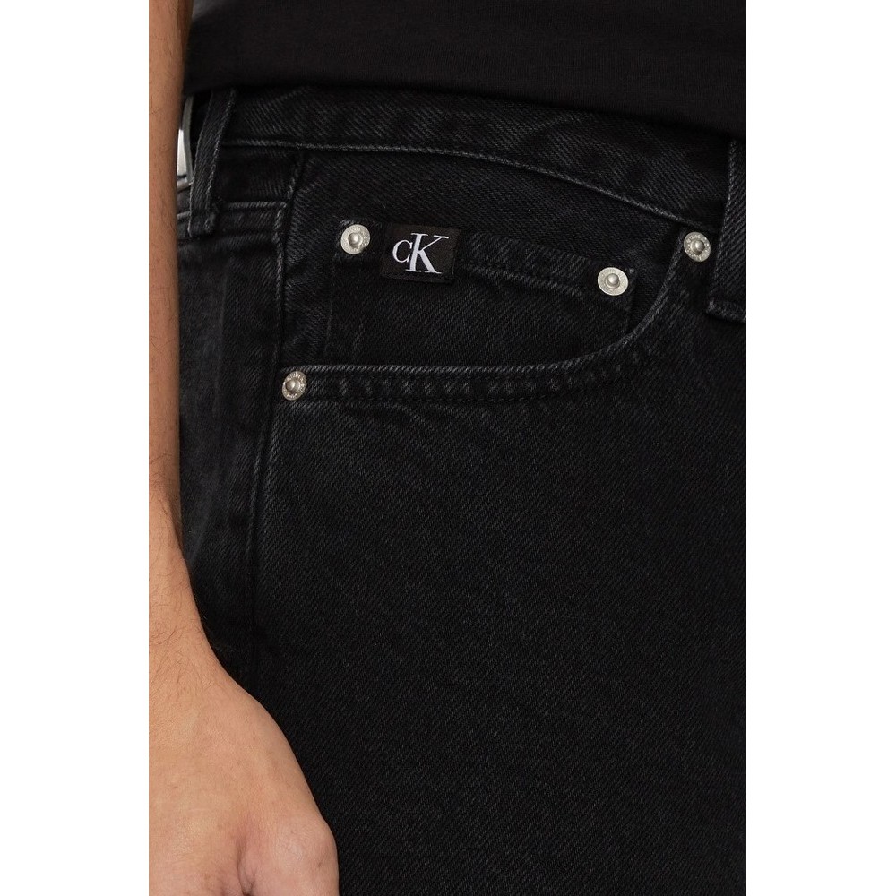 CALVIN KLEIN JEANS DAD JEAN ΠΑΝΤΕΛΟΝΙ ΑΝΔΡΙΚΟ BLACK DENIM