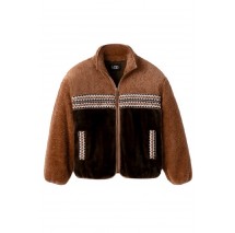 UGG MARLENE SHERPA JACKET H BRAID 1142550 ΜΠΟΥΦΑΝ ΓΥΝΑΙΚΕΙΟ BROWN