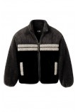 UGG MARLENE SHERPA JACKET H BRAID 1142550 ΜΠΟΥΦΑΝ ΓΥΝΑΙΚΕΙΟ BLACK