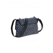 GUESS MAJKA CROSSBODY FLAP ΤΣΑΝΤΑ ΓΥΝΑΙΚΕΙΑ DENIM