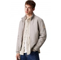 CALVIN KLEIN JEANS PADDED HARRINGTON ΜΠΟΥΦΑΝ ΑΝΔΡΙΚΟ GREY