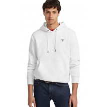 GUESS JEANS ICONIC SWEATSHIRT HOODIE SLIM MINI ΦΟΥΤΕΡ ΜΠΛΟΥΖΑ ΑΝΔΡΙΚΗ WHITE