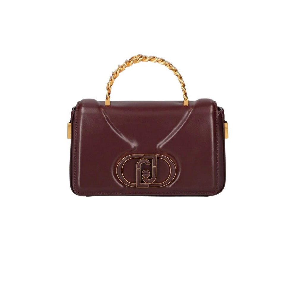 LIU JO DEUZIA S SHOULDER BAG  AF4301E0050 ΤΣΑΝΤΑ ΓΥΝΑΙΚΕΙΑ WINE