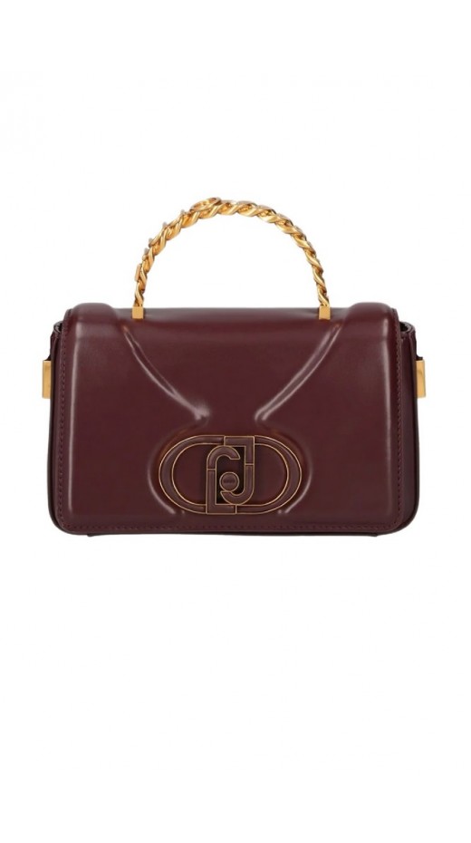 LIU JO DEUZIA S SHOULDER BAG  AF4301E0050 ΤΣΑΝΤΑ ΓΥΝΑΙΚΕΙΑ WINE