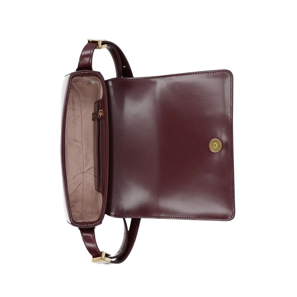 LIU JO DEUZIA S SHOULDER BAG  AF4301E0050 ΤΣΑΝΤΑ ΓΥΝΑΙΚΕΙΑ WINE