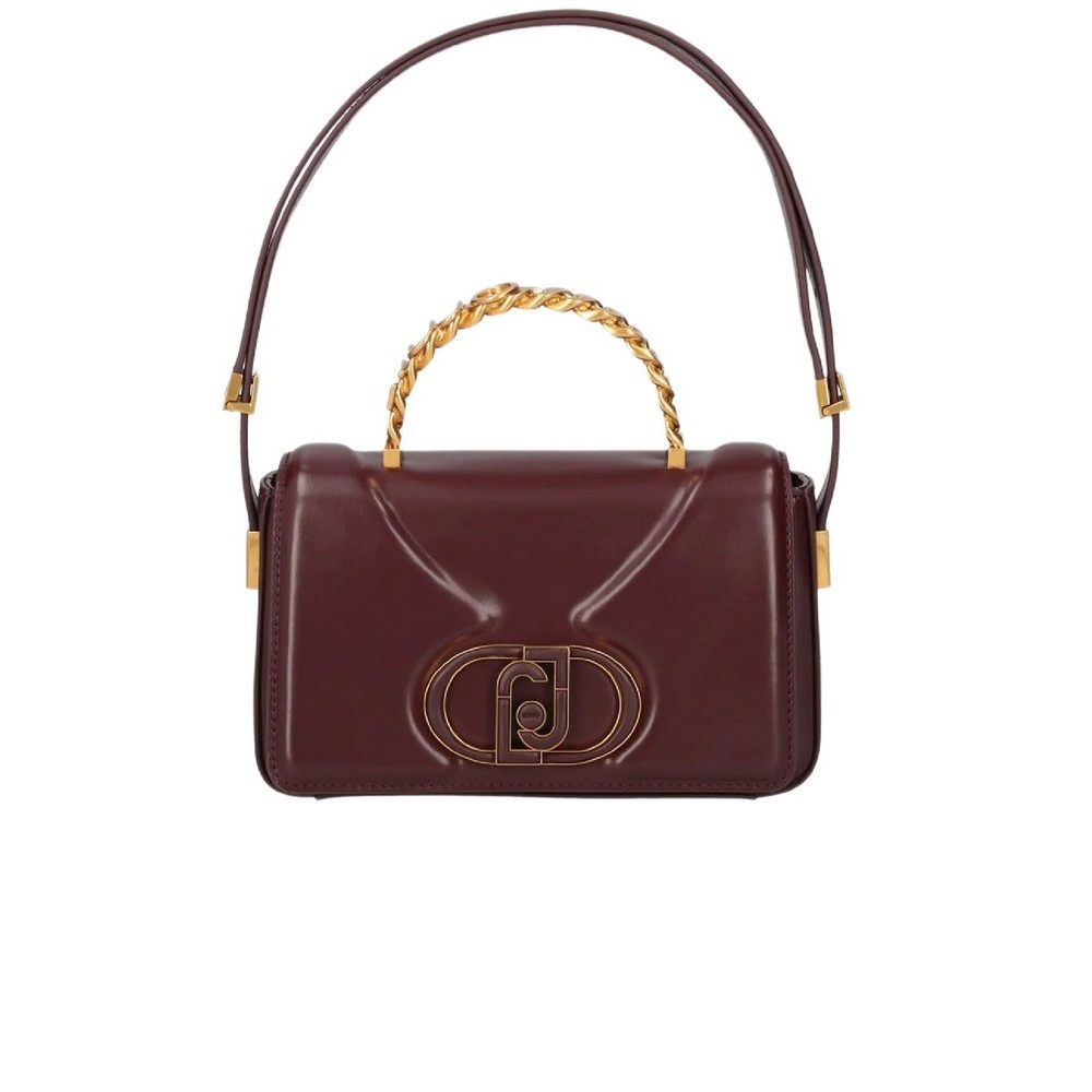 LIU JO DEUZIA S SHOULDER BAG  AF4301E0050 ΤΣΑΝΤΑ ΓΥΝΑΙΚΕΙΑ WINE