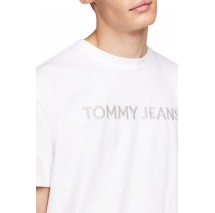 TOMMY JEANS REG GD NEW CLASSIC TEE T-SHIRT ΜΠΛΟΥΖΑ ΑΝΔΡΙΚΗ WHITE