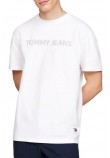 TOMMY JEANS REG GD NEW CLASSIC TEE T-SHIRT ΜΠΛΟΥΖΑ ΑΝΔΡΙΚΗ WHITE