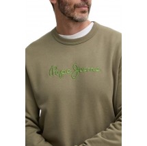 PEPE JEANS LONDON DROP 2 NEW JOE CREW ΜΠΛΟΥΖΑ ΦΟΥΤΕΡ ΑΝΔΡΙΚΗ GREEN