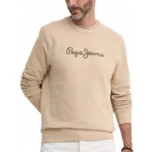 PEPE JEANS LONDON DROP 2 NEW JOE CREW ΜΠΛΟΥΖΑ ΦΟΥΤΕΡ ΑΝΔΡΙΚΗ BEIGE