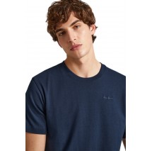 PEPE JEANS LONDON DROP CONNOR T-SHIRT ΜΠΛΟΥΖΑ ΑΝΔΡΙΚΗ BLUE