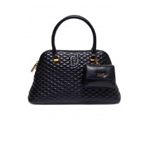 LIU JO GLOSSY QUILTED BUGATTI BAG AF4005E0022 ΤΣΑΝΤΑ ΓΥΝΑΙΚΕΙΑ BLACK