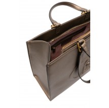 LIU JO DOUBLE HANDLE BAG LARGE TOTE AF4245E0332 ΤΣΑΝΤΑ ΓΥΝΑΙΚΕΙΑ BRONZE