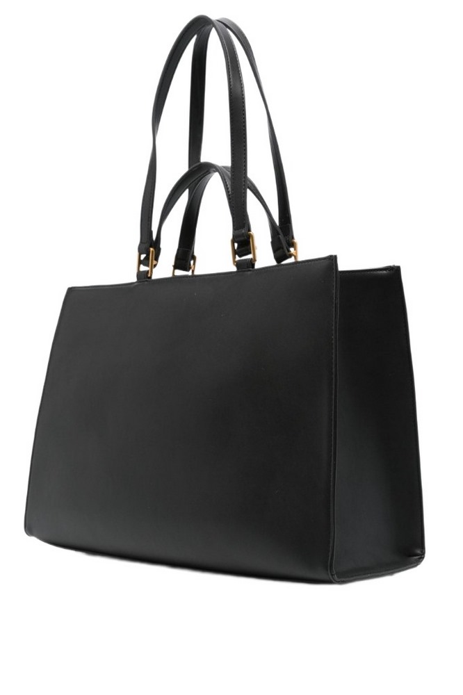 LIU JO DOUBLE HANDLE BAG LARGE TOTE AF4245E0332 ΤΣΑΝΤΑ ΓΥΝΑΙΚΕΙΑ BLACK