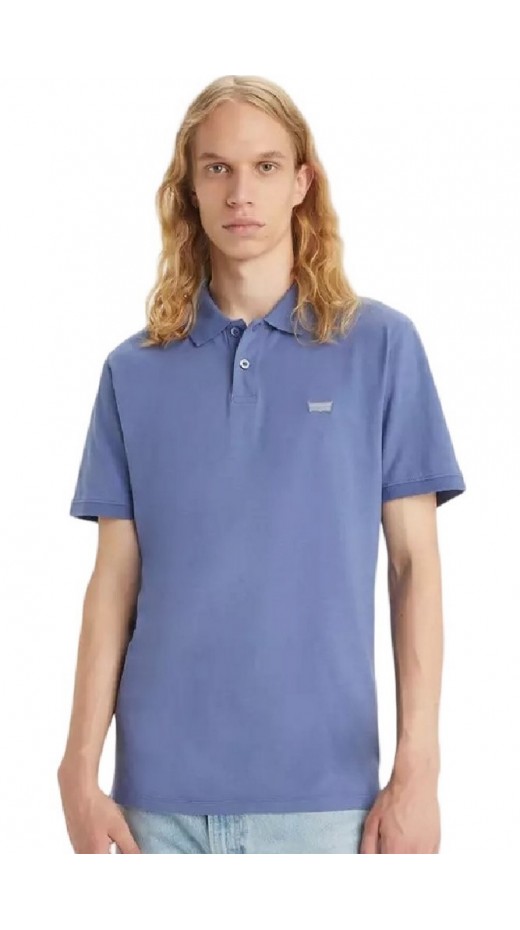 LEVIS SLIM HOUSEMARK POLO T-SHIRT ΜΠΛΟΥΖΑ ΑΝΔΡΙΚΗ BLUE