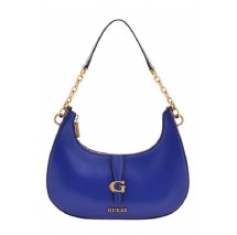 GUESS KUBA TOP ZIP SHOULDER BAG ΤΣΑΝΤΑ ΓΥΝΑΙΚΕΙΑ NAVY