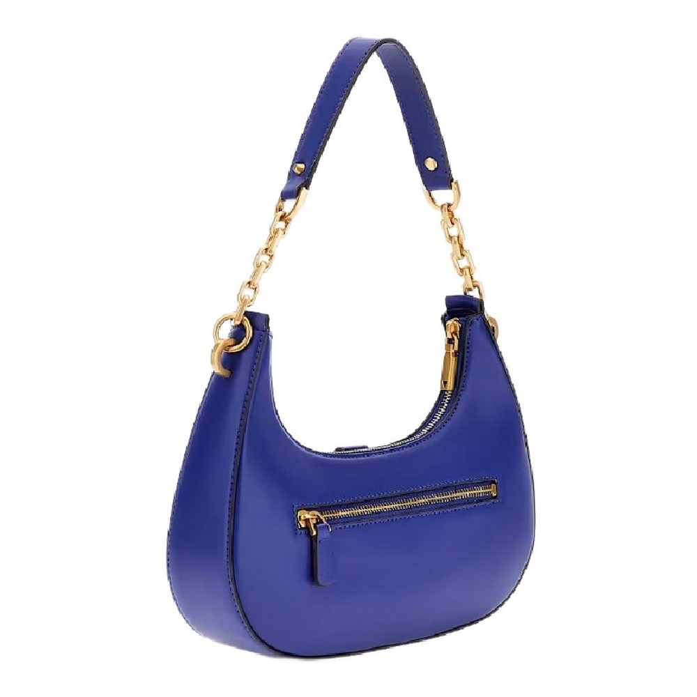 GUESS KUBA TOP ZIP SHOULDER BAG ΤΣΑΝΤΑ ΓΥΝΑΙΚΕΙΑ NAVY