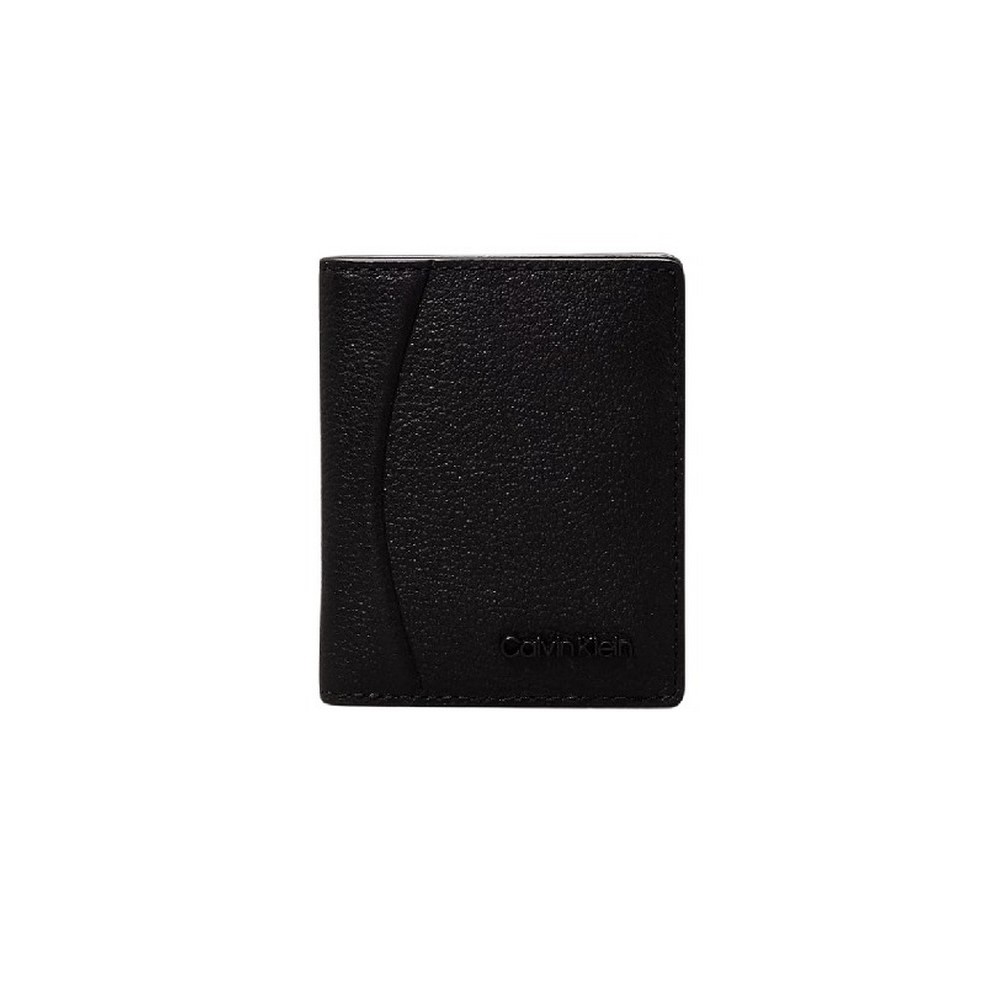 CALVIN KLEIN MINIMAL FOCUS BIFOLD 7CC W/COIN ΠΟΡΤΟΦΟΛΙ ΑΝΔΡΙΚΟ BLACK