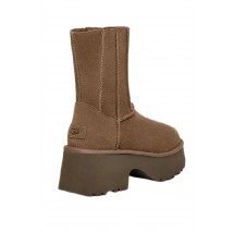 UGG CLASSIC TWIN SEAM NEW HEIGHTS ΜΠΟΤΑ ΓΥΝΑΙΚΕΙΑ HICKORY